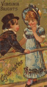 Da série Girls and Children N64 promovendo cigarros Virginia Brights para Allen &..., 1886.