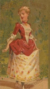 Da série Girls and Children N64 promovendo cigarros Virginia Brights para Allen &..., 1886. de Allen and Ginter
