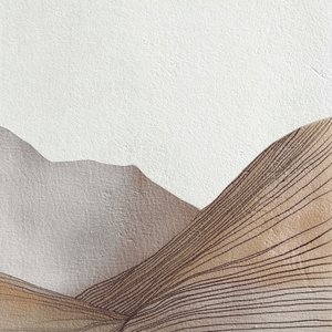 Linhas abstratas das montanhas de Alma