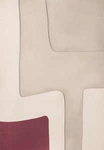 Formas abstratas com um toque rústico de Alma