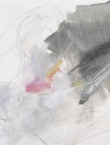 Abstrato cinzento e rosa expressivo de Alma