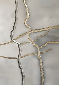 Textura de Fendas Douradas