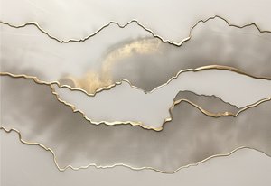 Camadas de Fluido Dourado de Alma