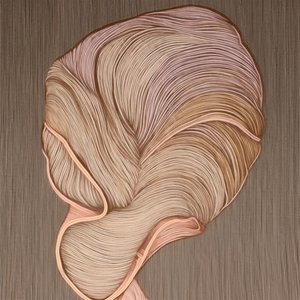Curvas Orgânicas Bege Rosa de Alma