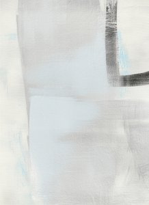 Abstrato em tons subtis de cinzento e azul de Alma