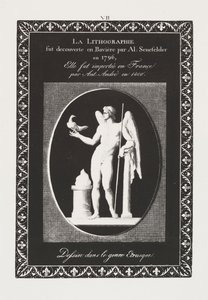 Arte da Litografia: Folha Dedicatória, Placa VII