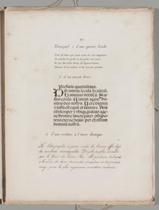 A arte da litografia: Impressão de letras, placa XV de Alois Senefelder