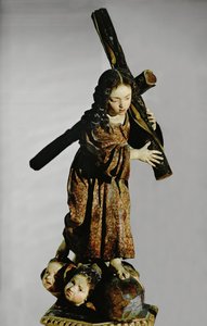 Nino de la Pasion (madeira policromada)