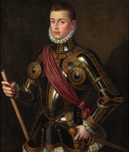 Espanhol:  Don Juan de Austria armado Don Juan de Austria armado de Alonso Sánchez Coello