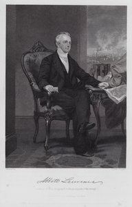 Abbott Lawrence (gravura) de Alonzo (after) Chappel
