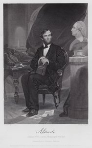 Abraham Lincoln (gravura) de Alonzo (after) Chappel