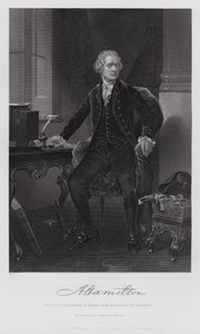 Alexander Hamilton (gravura) de Alonzo (after) Chappel
