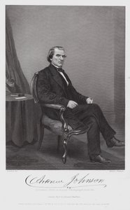 Andrew Johnson (gravura) de Alonzo (after) Chappel