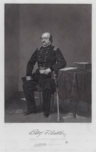 Benjamin F Butler (gravura) de Alonzo (after) Chappel