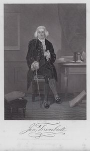 Jonathan Trumbull (gravura) de Alonzo (after) Chappel