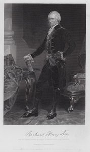 Richard Henry Lee (gravura) de Alonzo (after) Chappel