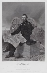 Ulysses S Grant (gravura) de Alonzo (after) Chappel