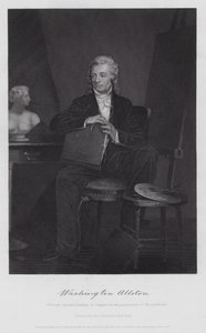Washington Allston (gravura) de Alonzo (after) Chappel