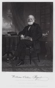 William Cullen Bryant (gravura) de Alonzo (after) Chappel
