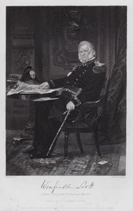 Winfield Scott (gravura) de Alonzo (after) Chappel