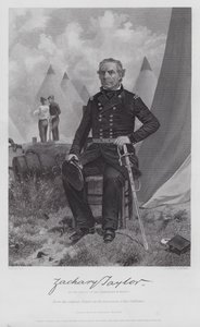 Zachary Taylor (gravura) de Alonzo (after) Chappel