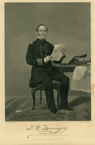 "Almirante David Farragut" (União) de Alonzo Chappel