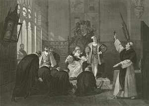 Deputação de judeus antes de Ferdinand e Isabella da Espanha, do século XV de Alonzo Chappel