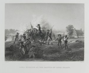 Lorde Stirling na batalha de Long Island, 1776 de Alonzo Chappel
