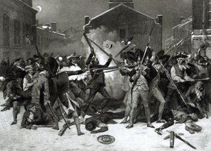 O massacre de Boston, 5 de março de 1770