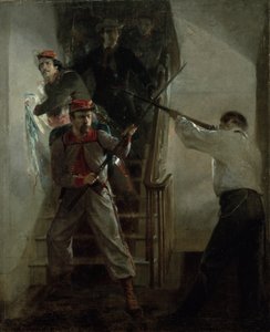 A morte de EE Ellsworth de Alonzo Chappel