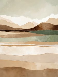 Paisagem abstrata e terrosa de Alpenglow Workshop