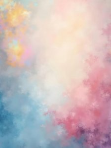 Abstrato em tons pastel de sonho de Alpenglow Workshop