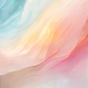 Abstrato em tons pastel de sonho de Alpenglow Workshop