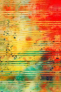 Aquarela abstrata vibrante