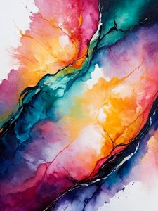 Abstrato fluido e vibrante