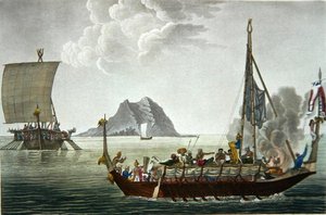 Vista dos Corocores da Ilha de Guebe, da Ilha de Pisang, da 