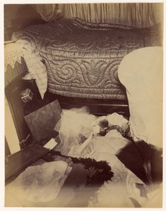 Assassinato de Lady Durand, vista do quarto de dormir