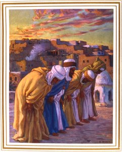El Rekaa ou Linclination La Priere Oração de Inclinação, 1918 de Alphonse Etienne Dinet