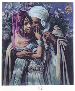 Slave to Love (cor litho) de Alphonse Etienne Dinet