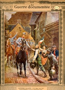 “Na Alsácia”. 1914-1916 (gravura)