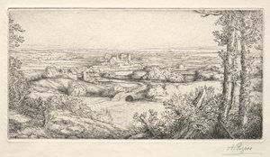 Um vale na Borgonha de Alphonse Legros