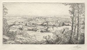 Um vale na Borgonha de Alphonse Legros