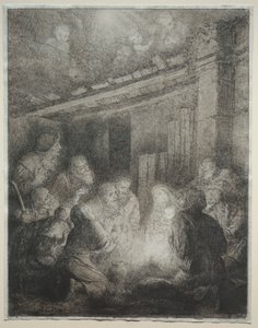 Adoração dos pastores de Alphonse Legros