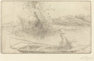Ao longo do Tamisa No Tamisa. de Alphonse Legros
