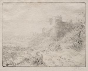 Um antigo castelo de Alphonse Legros