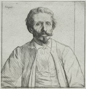 Auguste Delâtre, c. 1877. de Alphonse Legros