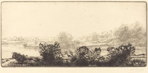 Banks of the Loire (Bord de la Loire) de Alphonse Legros