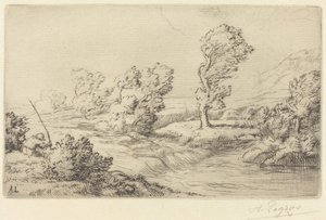 Margens do Marne (Bord de la Marne) de Alphonse Legros