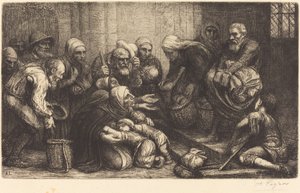 Mendigos de Bruxelas Os mendigos de Bruges. de Alphonse Legros