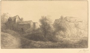 Ponte no Moinho (Le pont du moulin) de Alphonse Legros